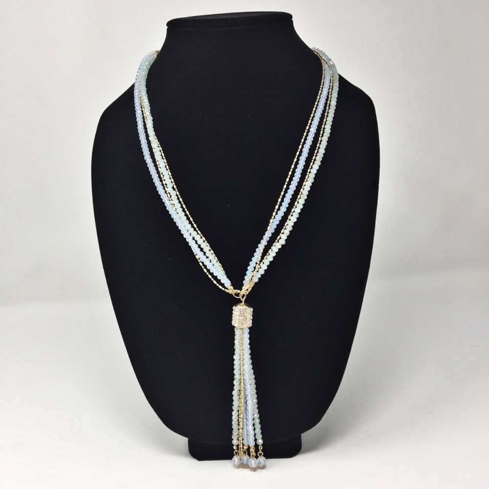 Simply Noelle multi-strand necklace with tassel